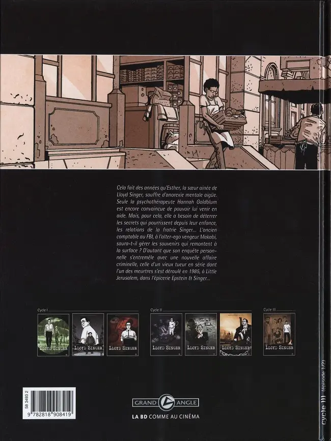 Verso de l'album Lloyd Singer Tome 7 Psychothérapie