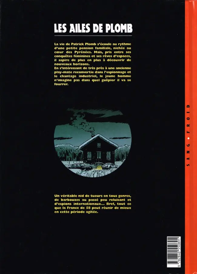 Verso de l'album Les Ailes de Plomb Tome 1 Vol de nuit