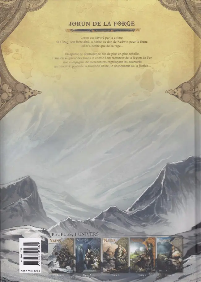 Verso de l'album Nains Tome 6 Jorun de la Forge