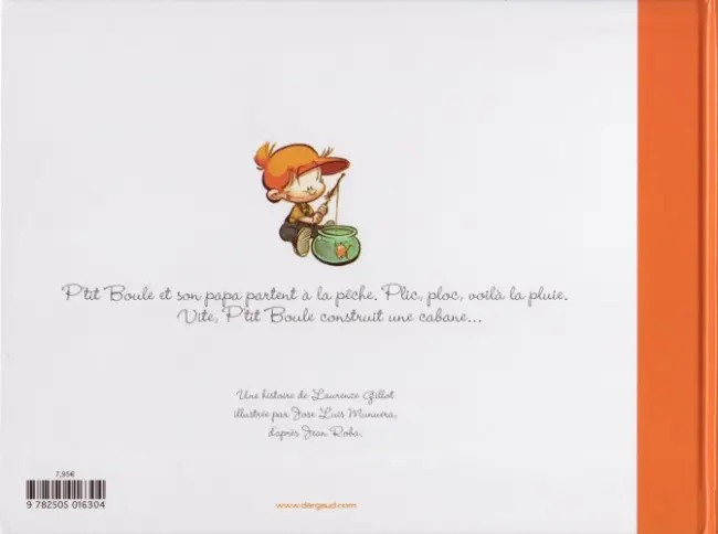 Verso de l'album P'tit Boule & Bill Tome 3 Cabanes