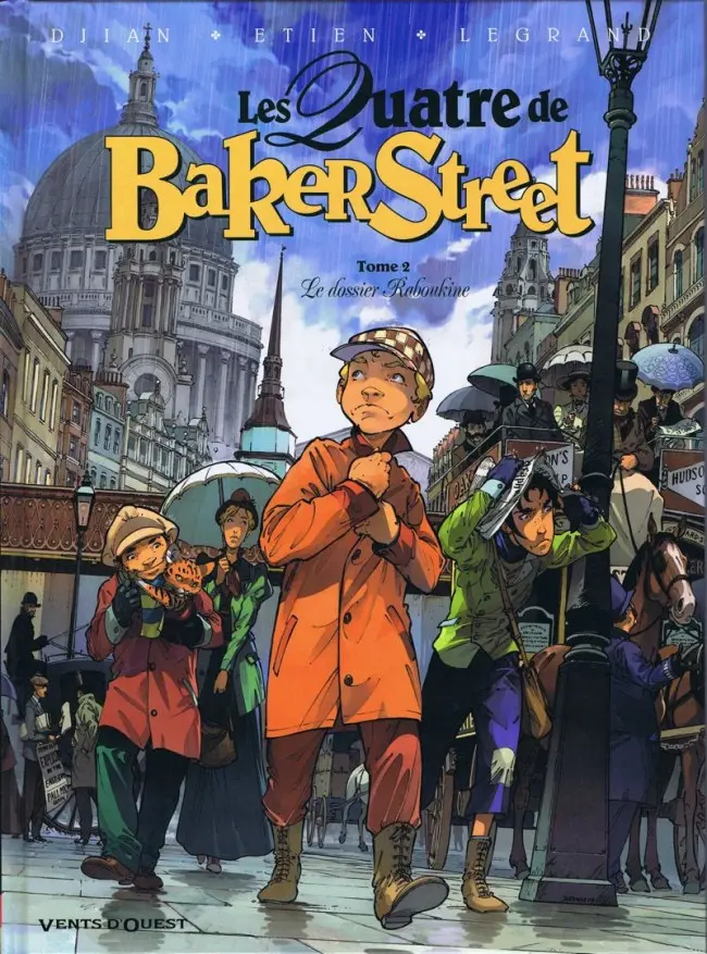 Couverture de l'album Les Quatre de Baker Street Tome 2 Le dossier Raboukine