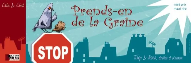 Couverture de l'album AstroKidd Tome 1 Prends en de la graine - Tchip & Rôôô, drôles d'oiseaux