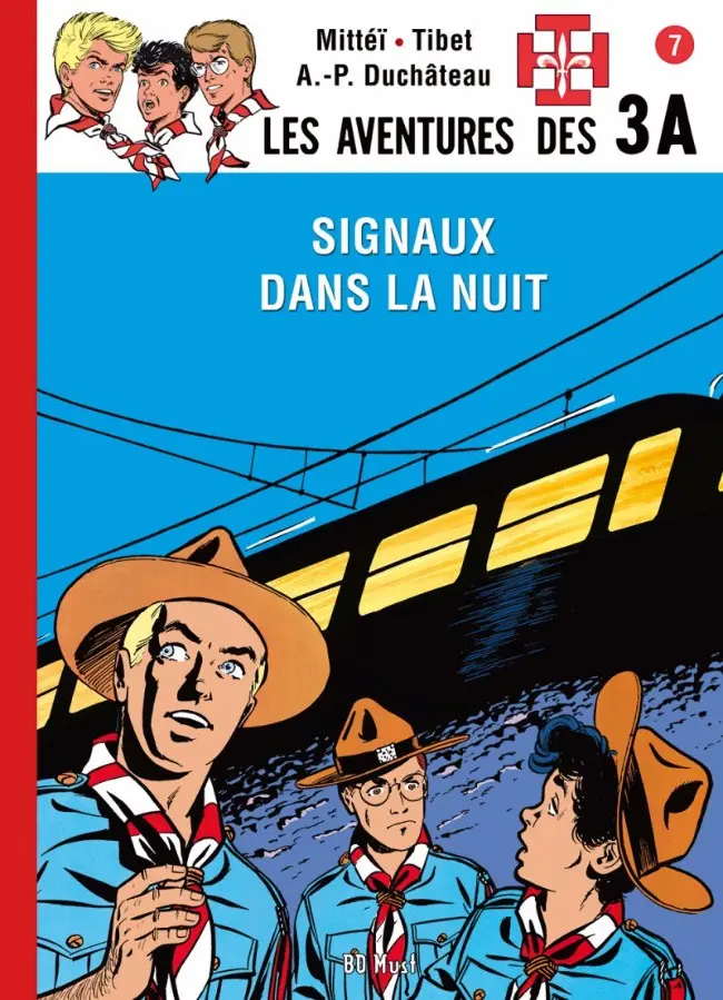 Couverture de l'album Les aventures des 3 A Tome 4 Signaux dans la nuit