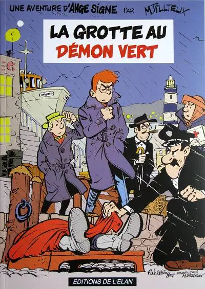 Couverture de l'album Ange Signe Tome 1 La Grotte au démon vert