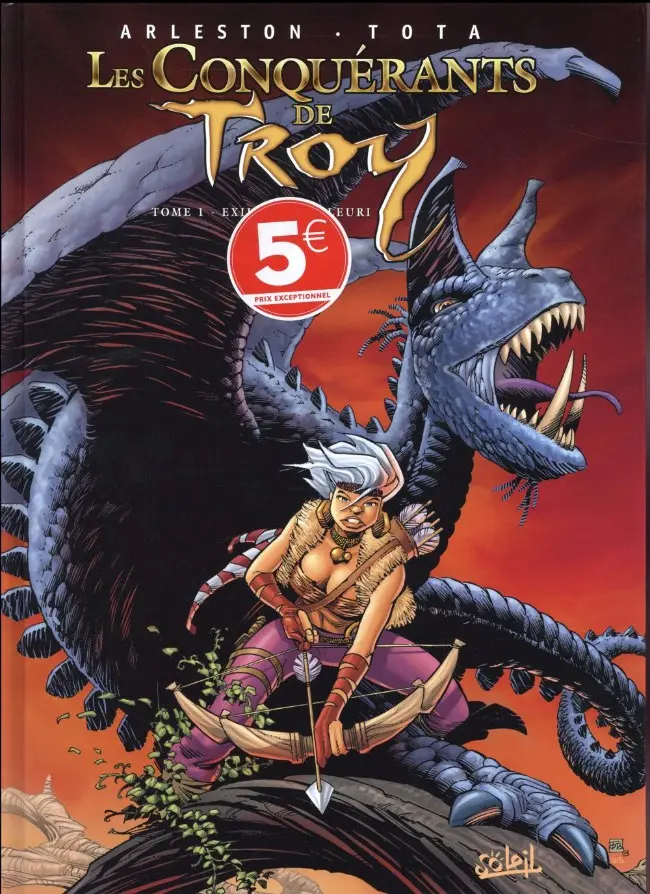 Couverture de l'album Les Conquérants de Troy Tome 1 Exil à Port-Fleuri
