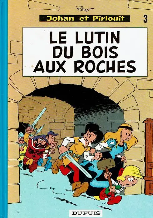 Couverture de l'album Johan et Pirlouit Tome 3 Le lutin du bois aux roches