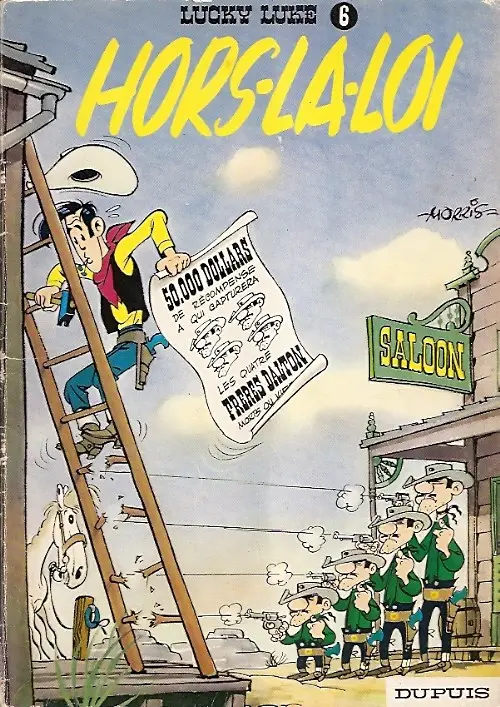 Couverture de l'album Lucky Luke Tome 6 Hors-la-loi