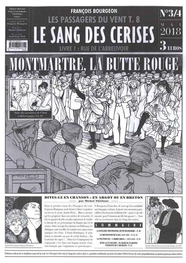 Couverture de l'album Les Passagers du vent Tome 8 Le Sang des cerises - Livre 1 (3/4)