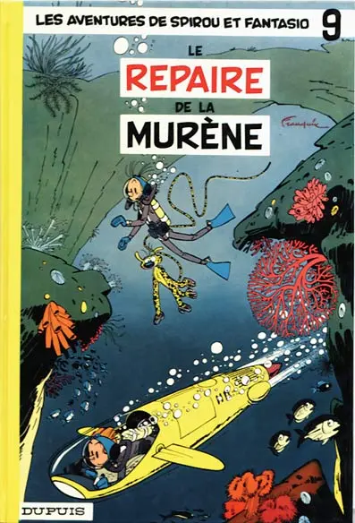 Couverture de l'album Spirou et Fantasio Tome 9 Le repaire de la murène