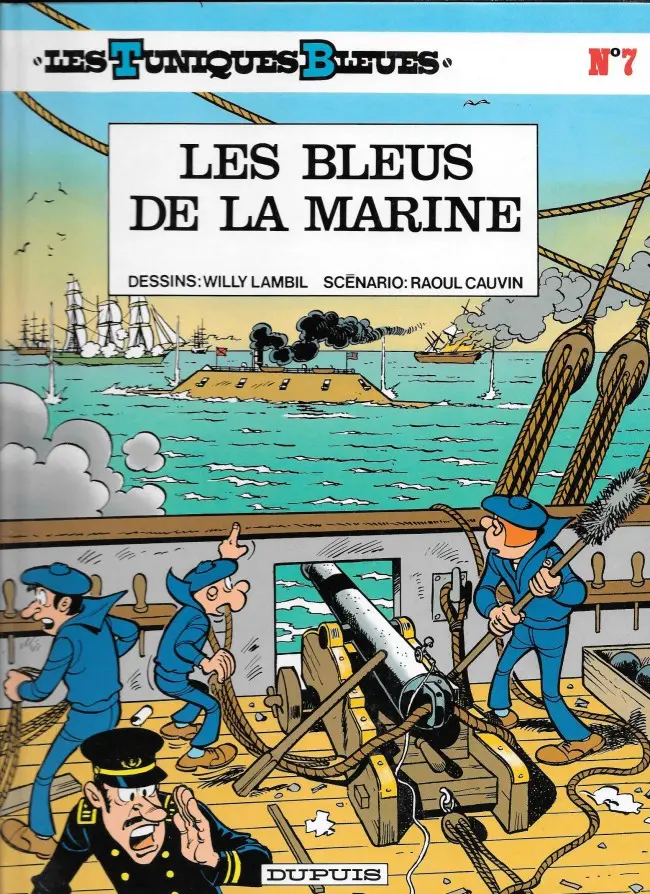 Couverture de l'album Les Tuniques Bleues Tome 7 Les bleus de la marine