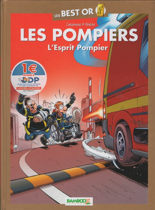 Couverture de l'album Les Pompiers Les Best Or L'esprit pompier
