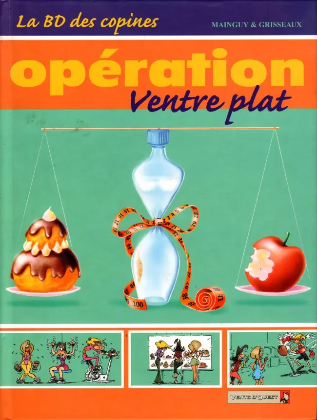 Couverture de l'album La Bd des copines Tome 2 Opération ventre plat