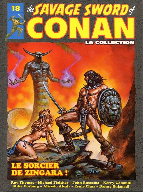Couverture de l'album The Savage Sword of Conan - La Collection Tome 18 Le sorcier de Zingara !