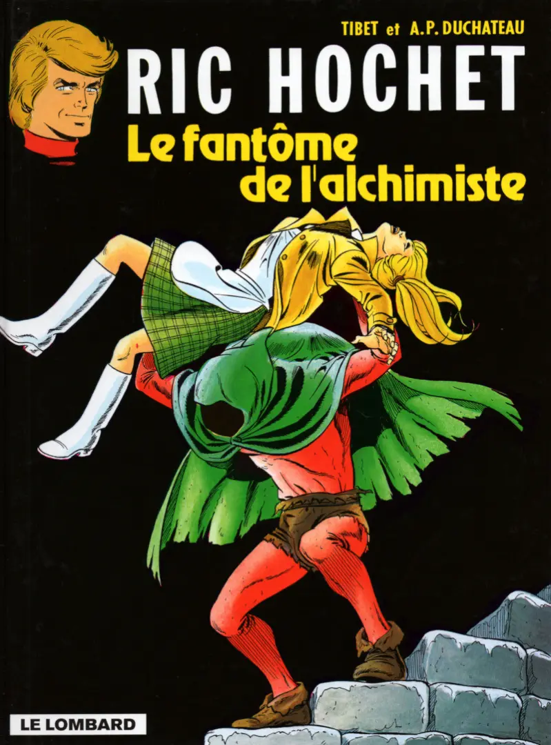Couverture de l'album Ric Hochet Tome 30 Le fantôme de l'alchimiste