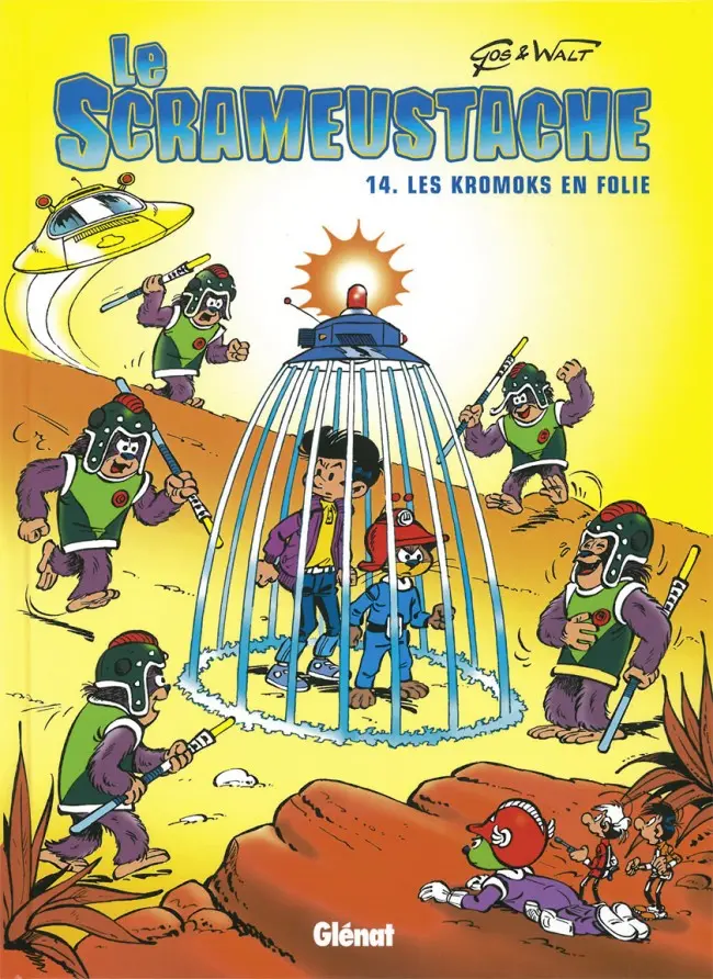 Couverture de l'album Le Scrameustache Tome 14 Les Kromoks en folie