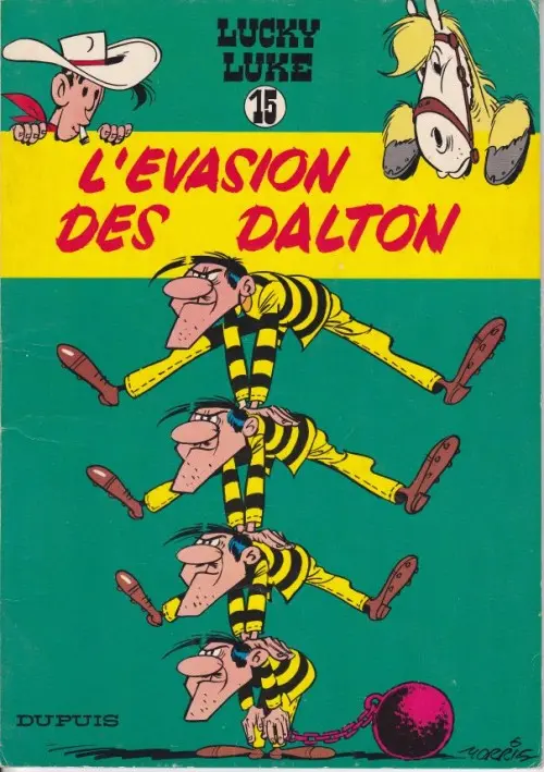 Couverture de l'album Lucky Luke Tome 15 L'évasion des Dalton