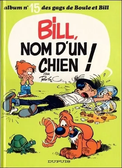 Couverture de l'album Boule & Bill Tome 15 Bill, nom d'un chien !