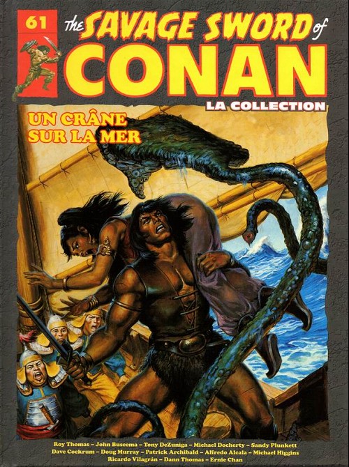 Couverture de l'album The Savage Sword of Conan - La Collection Tome 61 Un crâne sur la mer