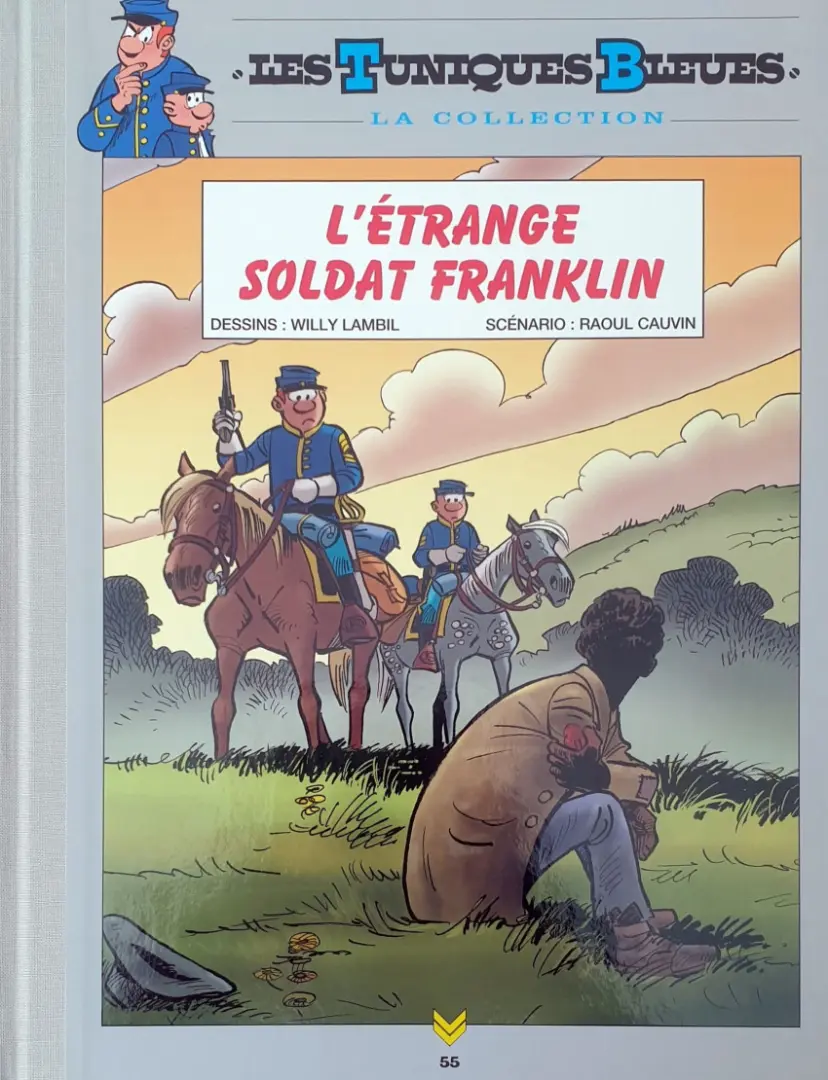Couverture de l'album Les Tuniques Bleues La Collection (Hachette) Tome 55 L'étrange soldat Franklin