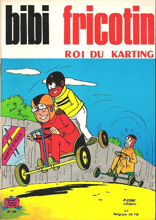 Couverture de l'album Bibi Fricotin 2e Série - Societé Parisienne d'Edition Tome 58 Bibi Fricotin roi du karting