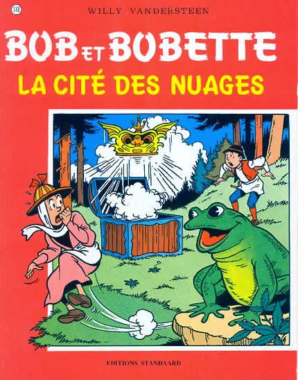 Couverture de l'album Bob et Bobette Tome 173 La Cité des nuages