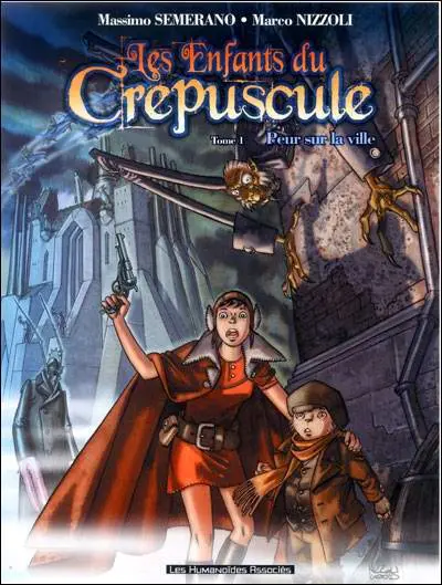 Couverture de l'album Les Enfants du crépuscule Tome 1 Peur sur la ville