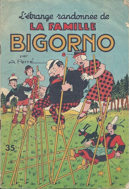 Couverture de l'album La famille Bigorno Tome 19 L'étrange randonnée de la famille Bigorno
