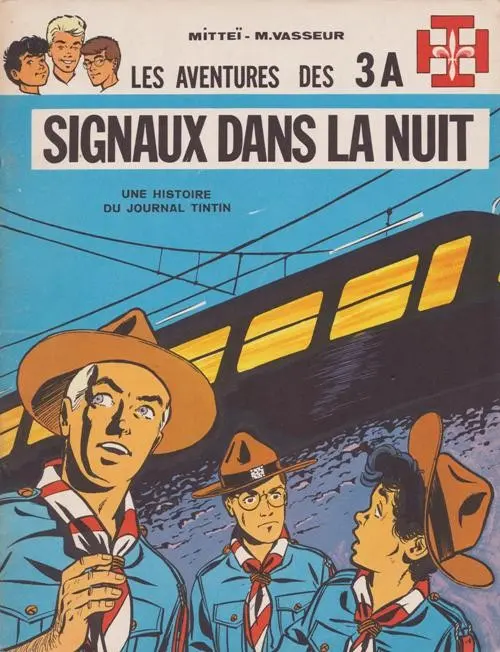 Couverture de l'album Les aventures des 3 A Tome 4 Signaux dans la nuit