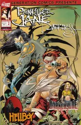 Couverture de l'album Génération Comics présente Tome 2 Painkiller Jane / Darkness / Hellboy / Darkchylde