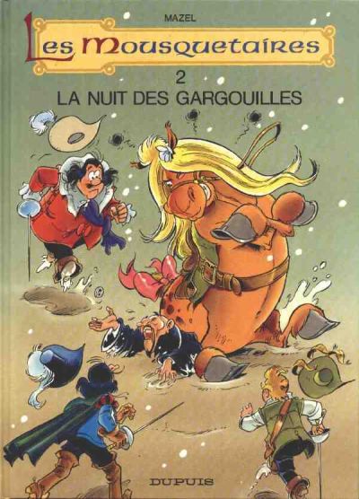 Couverture de l'album Les Mousquetaires / Câline et Calebasse Tome 2 La nuit des gargouilles