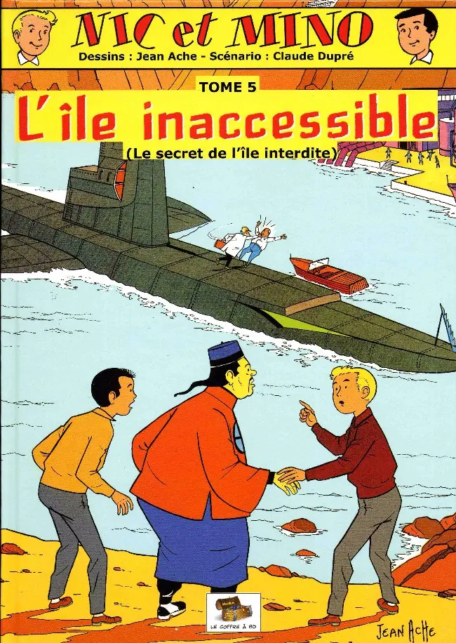 Couverture de l'album Nic et Mino Le Coffre à BD Tome 5 L'île inaccessible