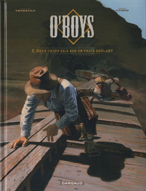 Couverture de l'album O'boys Tome 2 Deux chats gais sur un train brûlant