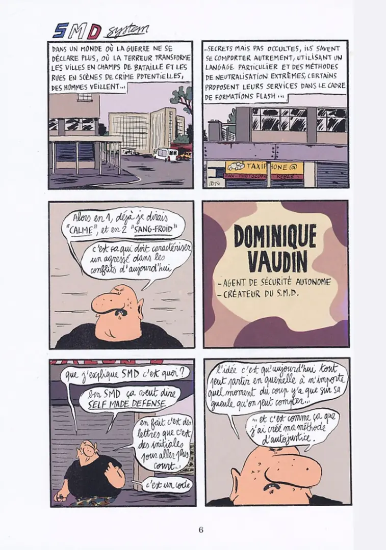 Planche de l'album Anthroporama La société française par l'exemple
