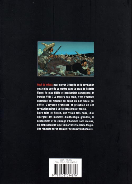 Verso de l'album Les Amis de Pancho Villa