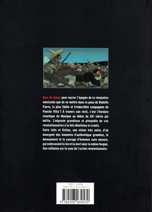 Verso de l'album Les Amis de Pancho Villa
