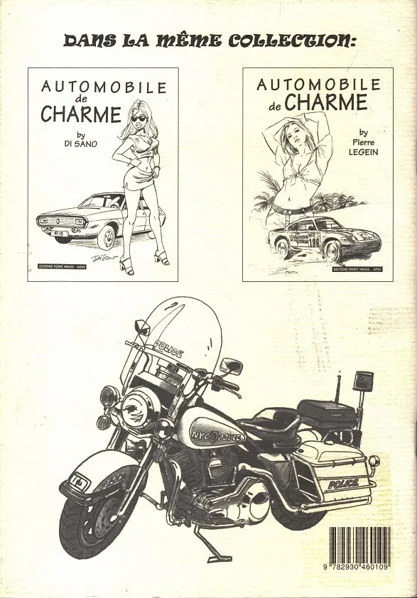 Verso de l'album Moto de charme