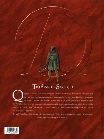 Verso de l'album Le Triangle Secret - I.N.R.I Tome 1 Le Suaire