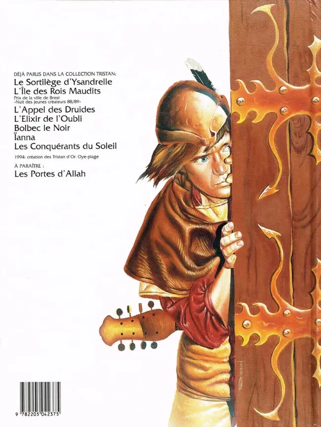 Verso de l'album Tristan le Ménestrel Tome 7 Les conquérants du soleil