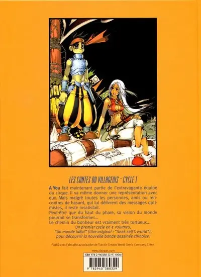 Verso de l'album Un moNde idéal Tome 4 Les contes du villageois - Cycle 1 - Le phare