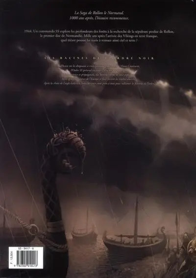 Verso de l'album Vikings - Les Racines de l'Ordre noir Tome 1 Vikings 1/2