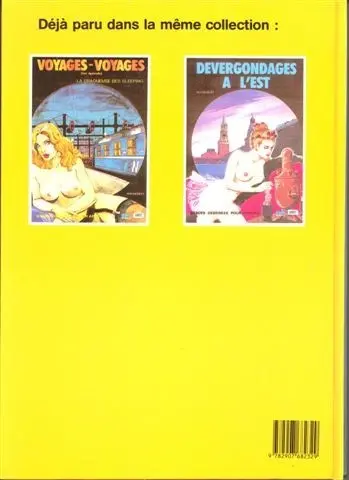 Verso de l'album Voyages-voyages Tome 3 Les voluptés de l'Orient Express