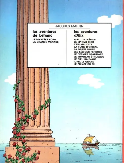 Verso de l'album Alix Tome 2 Le Sphinx d'or