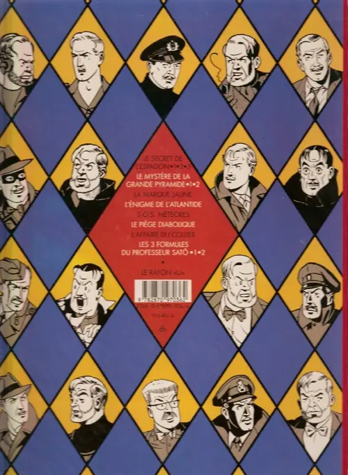 Verso de l'album Blake et Mortimer Tome 8 S.O.S. météores