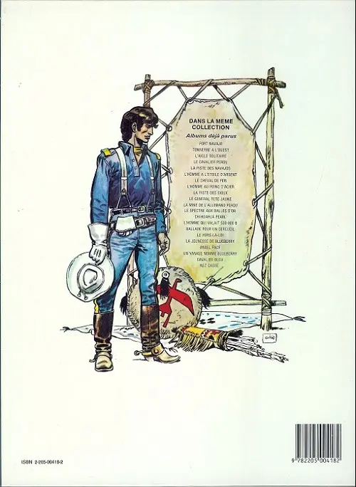 Verso de l'album Blueberry Tome 6 L'homme à l'étoile d'argent
