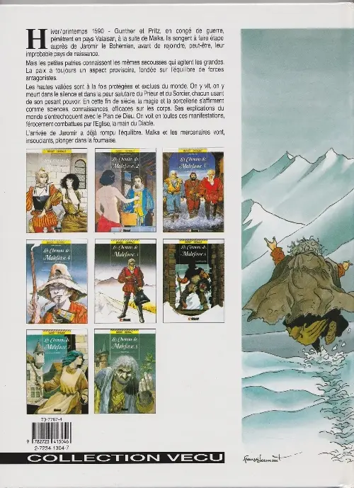 Verso de l'album Les Chemins de Malefosse Tome 6 Tschäggättä