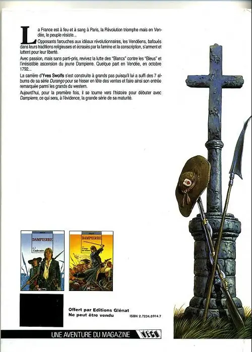 Verso de l'album Dampierre Tome 1 L'aube noire