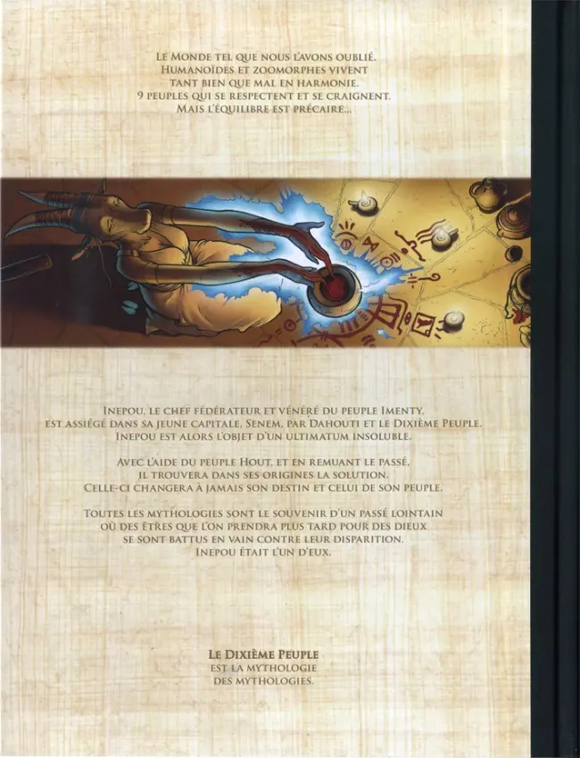 Verso de l'album Le Dixième peuple Tome 3 Inepou