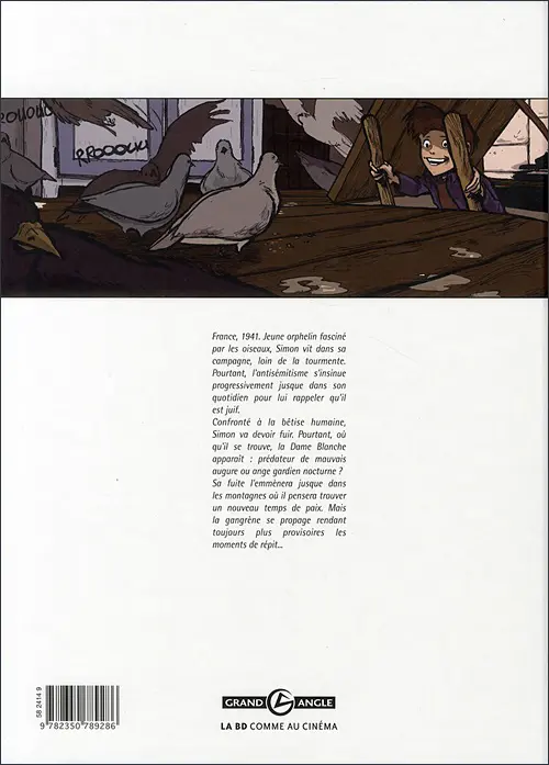 Verso de l'album L'Envolée sauvage Tome 1 La Dame blanche