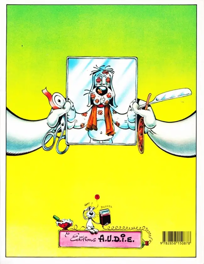 Verso de l'album Gai-Luron Tome 3 Gai-Luron rit de se voir si beau en ce miroir