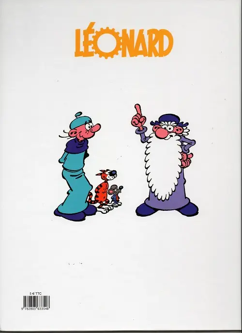 Verso de l'album Léonard Tome 10 La guerre des génies